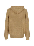 Polo Ralph Lauren cable-knit zip-up hoodie