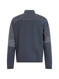 BOSS geometric-pattern quarter-zip sweater