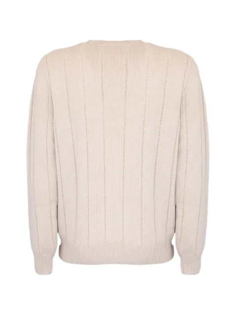 Cruciani ribbed-knit crew-neck sweater