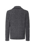 Eleventy cable-knit zip-up sweater