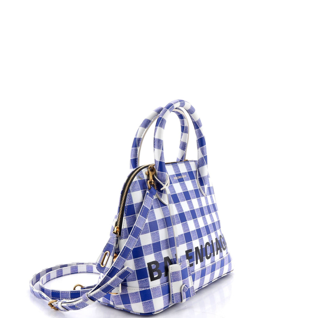 Logo Ville Bag Printed Leather Small
