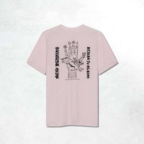 Acid Running Albion T-Shirt: Iced Pink