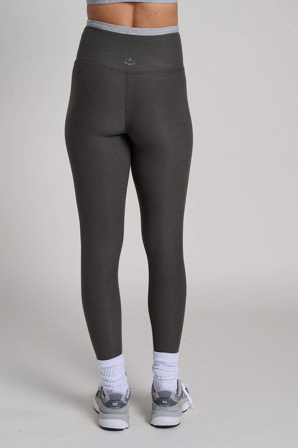 Spacedye Outlines High Waisted Midi Legging